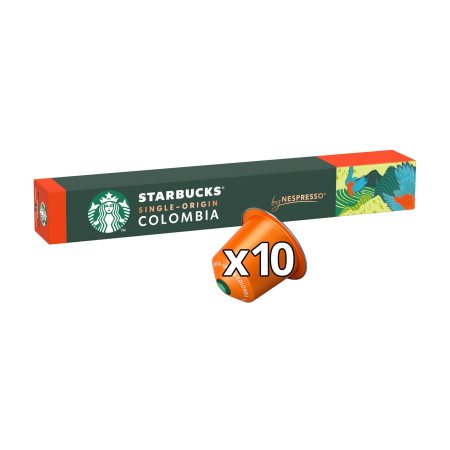 STARBUCKS Καφές Espresso Single - Origin Colombia 10 κάψουλες συμβατές με μηχανή Nespresso 57g