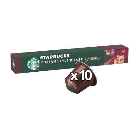 STARBUCKS Καφές Espresso Italian Style Roast 10 κάψουλες συμβατές με μηχανή Nespresso 56g