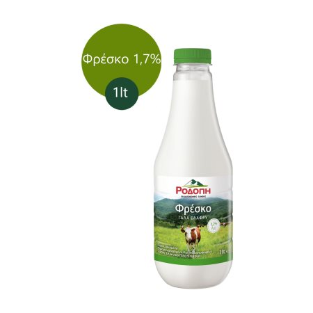 ΡΟΔΟΠΗ Φρέσκο Γάλα Ελαφρύ 1,7% 1lt