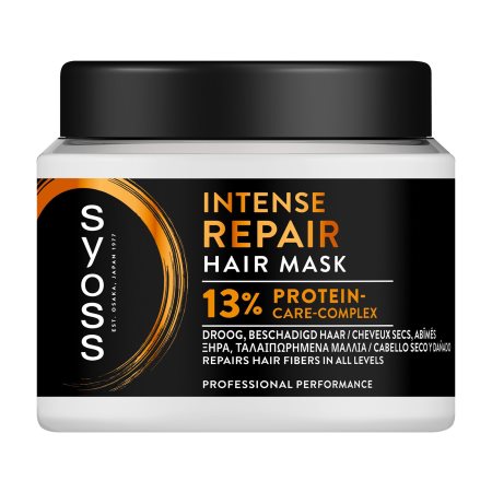 SYOSS Repair Boost Mάσκα Εντατικής Περιποίησης για Ξηρά & Ταλαιπωρημένα Μαλλιά Vegan 500ml