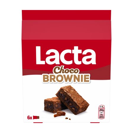 LACTA Brownie Pocket Κέικ 6x25g