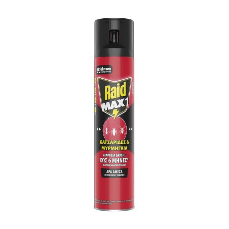 RAID Max1 Εντομοκτόνο Σπρέι για Κατσαρίδες & Μυρμήγκια 300ml