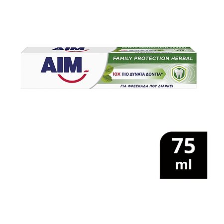AIM Family Protection Οδοντόκρεμα Herbal 75ml