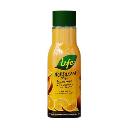 LIFE Φυσικός Χυμός Πορτοκάλι 1lt