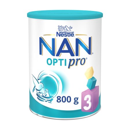 NESTLE Nan Optipro 3 Ρόφημα Γάλακτος από τον 1ο Χρόνο σε σκόνη 800g