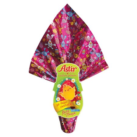 ASTIR Πασχαλινό Σοκολατένιο Αυγό Γάλακτος Κοτοπουλάκι 140g