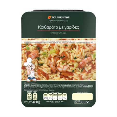 Κριθαρότο με Γαρίδες ΣΚΛΑΒΕΝΙΤΗΣ Παραγωγής μας 400g