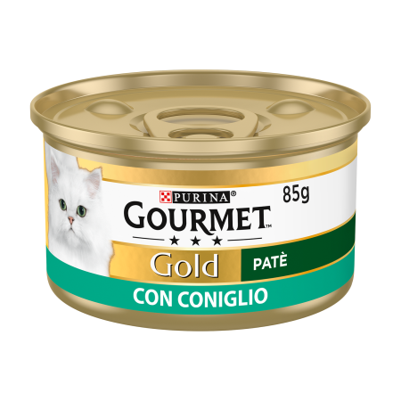 GOURMET Gold Υγρή Τροφή Γάτας Πατέ με Κουνέλι 85g