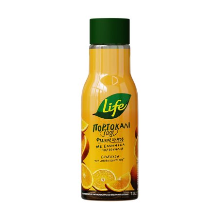 LIFE Φυσικός Χυμός Πορτοκάλι 1,5lt