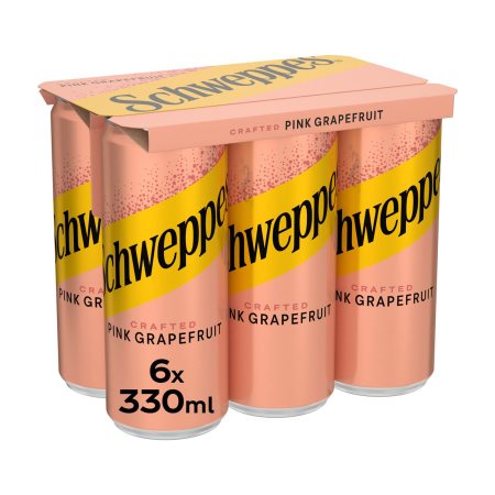 SCHWEPPES Mixer Pink Grapefruit 6x330ml 