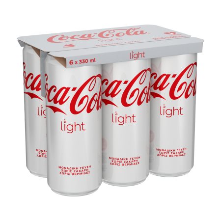 COCA-COLA Light Χωρίς ζάχαρη 6x330ml