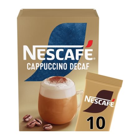 NESCAFE Στιγμιαίο Ρόφημα Cappuccino Decaf 10x12,5g