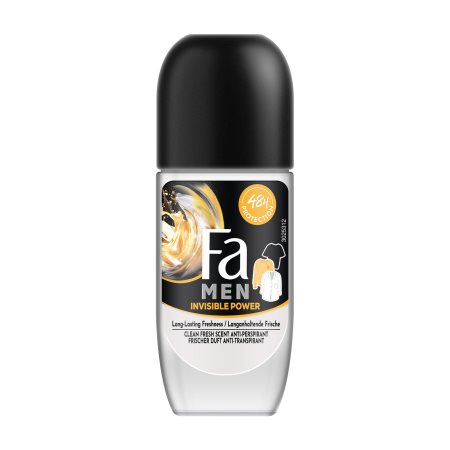 FA Men Αποσμητικό Roll On Invisible Power 50ml