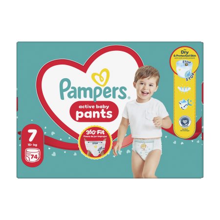 PAMPERS Pants Πάνες Βρακάκι Νο7 15+kg 74τεμ