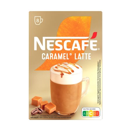 NESCAFE Στιγμιαίο Ρόφημα Καφέ Caramel Latte 8x17g