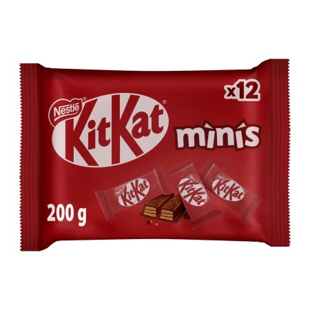 NESTLE Kit Kat Mini Γκοφρετάκια με Σοκολάτα Γάλακτος 200g