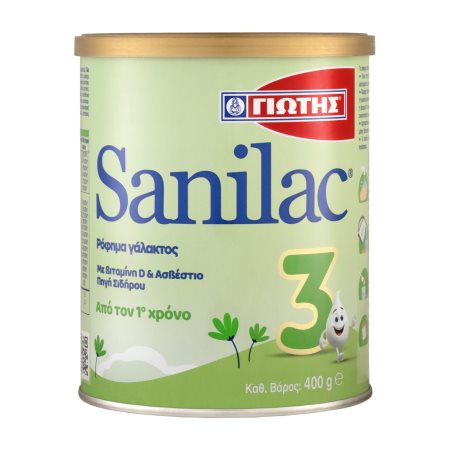 ΓΙΩΤΗΣ Sanilac 3 Ρόφημα Γάλακτος από τον 1ο Χρόνο σε σκόνη 400g