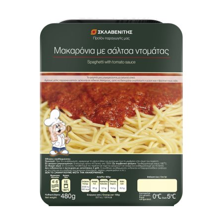 Μακαρόνια με Σάλτσα Ντομάτας ΣΚΛΑΒΕΝΙΤΗΣ Παραγωγής μας 480g