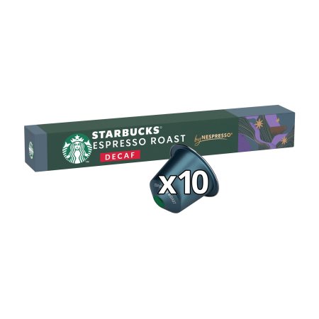 STARBUCKS Καφές Espresso Roast Decaf 10 κάψουλες συμβατές με μηχανή Nespresso 57g