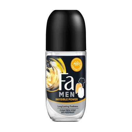 FA Men Αποσμητικό Roll On Invisible Power 50ml