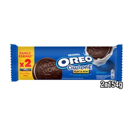 OREO Μπισκότα Γεμιστά Original 2x154g