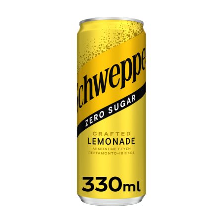 SCHWEPPES Λεμονάδα με γεύση Περγαμόντο & Ιβίσκο Χωρίς ζάχαρη 330ml
