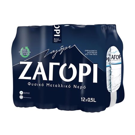 ΖΑΓΟΡΙ Φυσικό Μεταλλικό Νερό 12x500ml