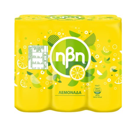 ΗΒΗ Λεμονάδα με Ανθρακικό 6x330ml