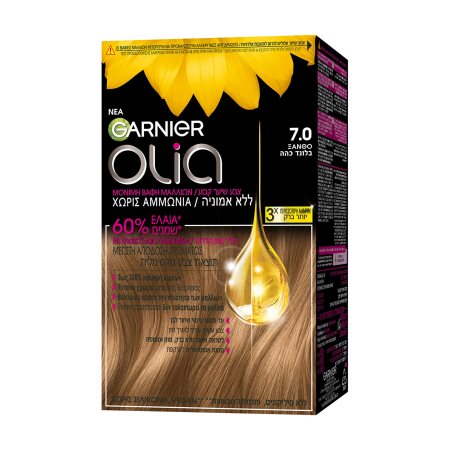 GARNIER Olia Βαφή Μαλλιών Νο7.0 Ξανθό GARNIER Olia Βαφή Μαλλιών Νο7.0 Ξανθό