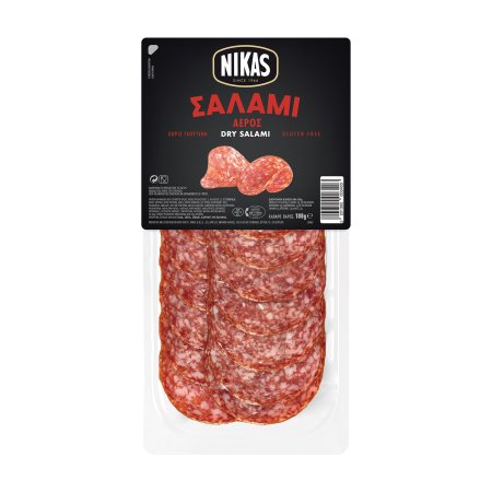 NIKAS Σαλάμι Αέρος σε φέτες Χωρίς γλουτένη 100g