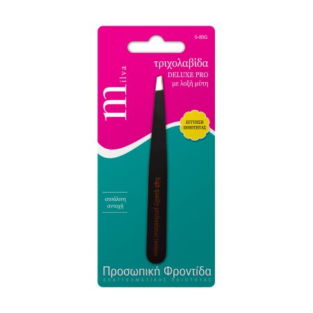 MILVA Τριχολαβίδα DeLuxe Pro με λοξή Μύτη