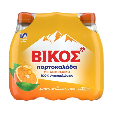 ΒΙΚΟΣ Πορτοκαλάδα με Ανθρακικό 6x330ml