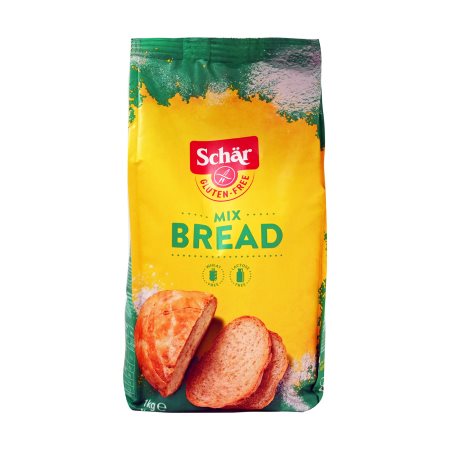 SCHAR Mix Βread Αλεύρι για Ψωμί Vegan Χωρίς γλουτένη Χωρίς λακτόζη 1kg