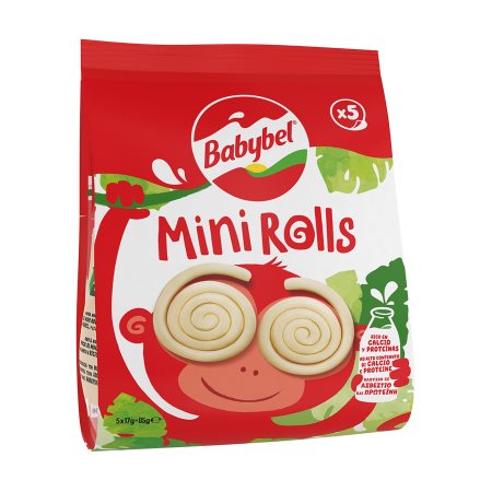 Τυρί BABYBEL Mini Rolls Ημίσκληρο σε μερίδες Χωρίς λακτόζη 85g