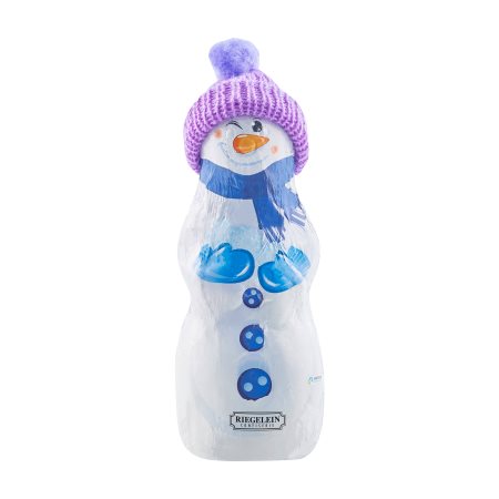 RIEGELEIN Σοκολάτα Χιονάνθρωπος με Λιλά Σκουφί 125g