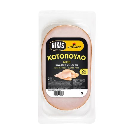 NIKAS Νιτσιάκος Κοτόπουλο Ψητό σε φέτες Χωρίς γλουτένη 200g