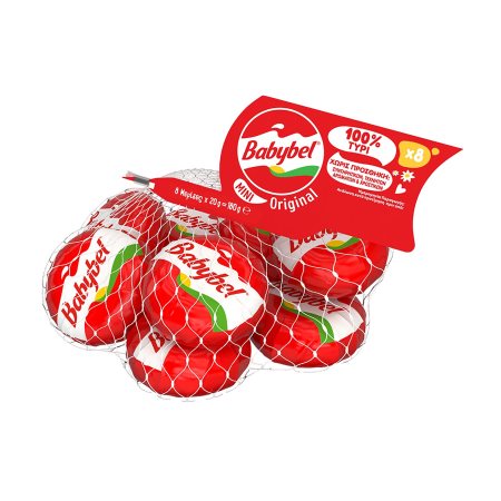 Ημίσκληρο Τυρί BABYBEL Mini σε μερίδες 160g