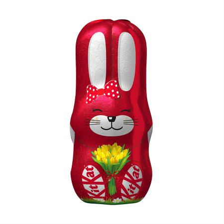 NESTLE Kit Kat Πασχαλινός Σοκολατένιος Λαγός Λουλούδια 85g