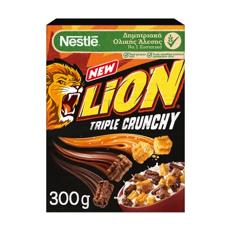 NESTLE Lion Triple Crunchy Δημητριακά 300gr