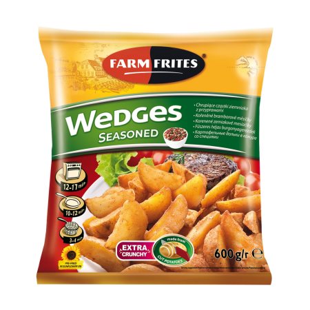 Πατάτες FARM FRITES Wedges Seasoned Extra Crunchy 600gr