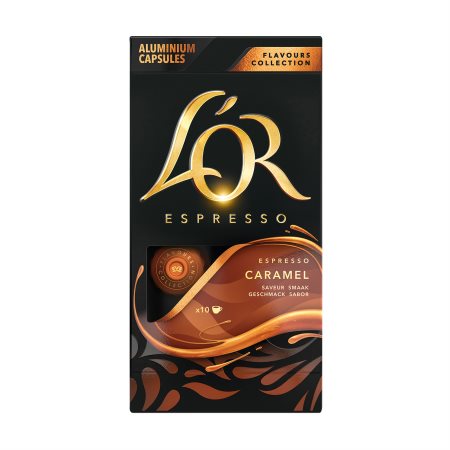 L'OR Καφές Espresso Καραμέλα σε Κάψουλες συμβατές με μηχανή Nespresso 10x5,2gr