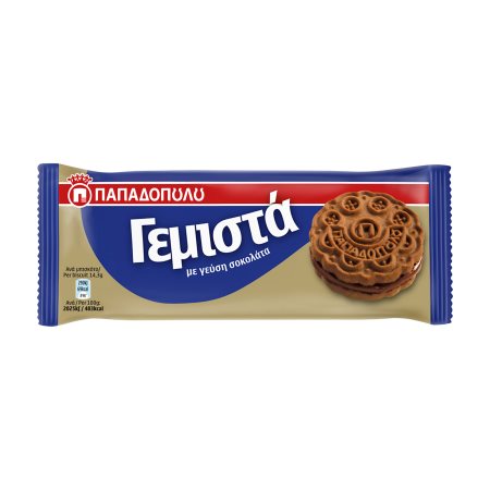 ΠΑΠΑΔΟΠΟΥΛΟΥ Γεμιστά Μπισκότα με Γεύση Σοκολάτα 58gr