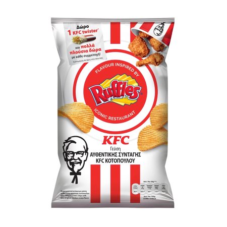 RUFFLES Πατατάκια KFC με Γεύση Κοτόπουλου 120gr