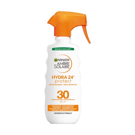 AMBRE SOLAIRE Hydra 24H Protect Aντηλιακό Γαλάκτωμα Σώματος Σπρέι Spf30 270ml