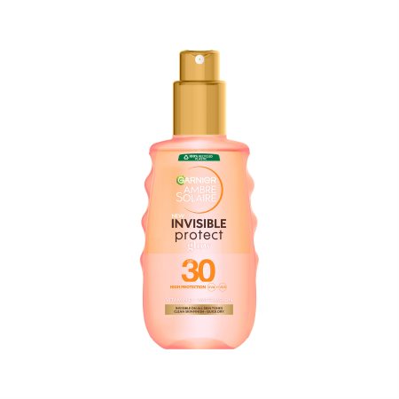 AMBRE SOLAIRE Invisible Protect Glow Αντηλιακό Γαλάκτωμα Σώματος Σπρέι Spf30 150ml