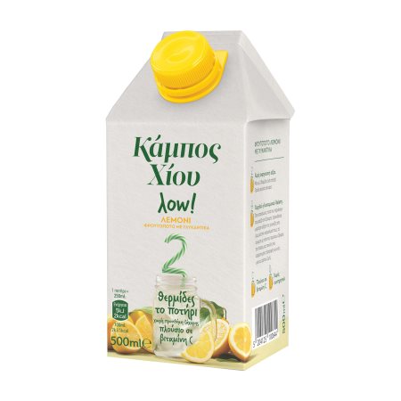 ΚΑΜΠΟΣ ΧΙΟΥ λow! Φρουτοποτό Λεμόνι Χωρίς προσθήκη ζάχαρης 500ml