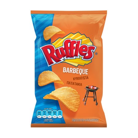 RUFFLES Πατατάκια Barbeque 130gr