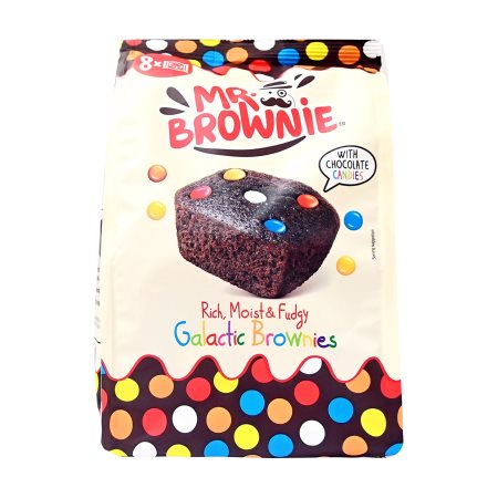 MR.BROWNIE Galactic Brownies με Σοκολατένια Καραμελάκια 8τεμ 200g