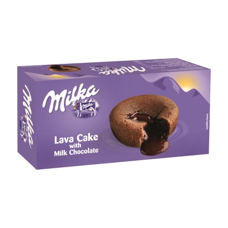 MILKA Lava Cake Σουφλέ με Σοκολάτα Γάλακτος 2x90gr