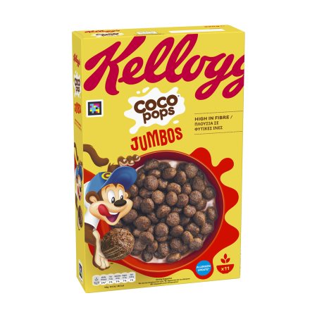 KELLOGG'S Coco Pops Jumbos Παιδικά Δημητριακά 330gr | ΣΚΛΑΒΕΝΙΤΗΣ